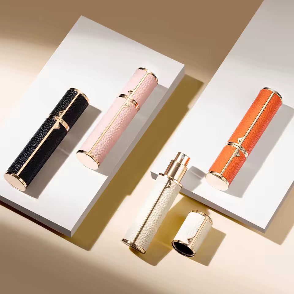 Flacone 5ml portatile in pelle