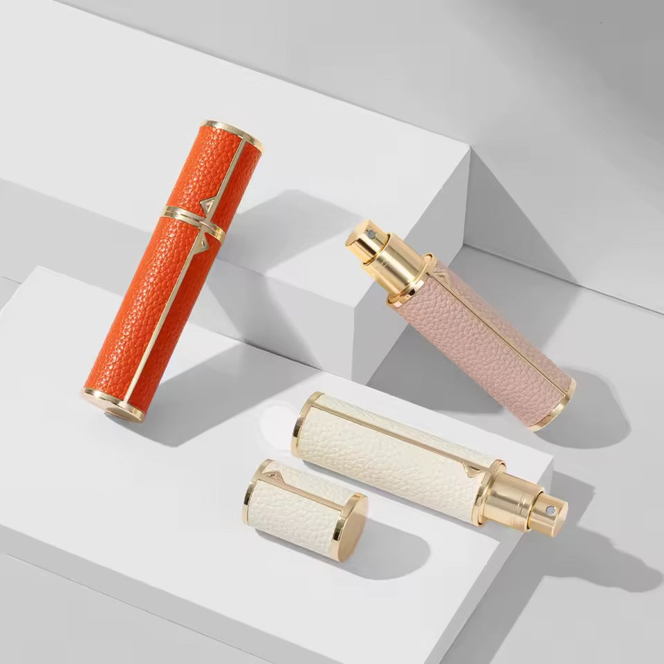 Flacone 5ml portatile in pelle