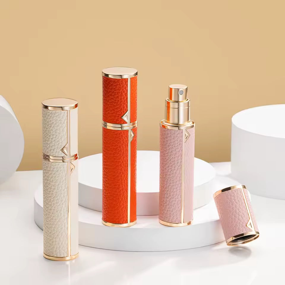 Flacone 5ml portatile in pelle