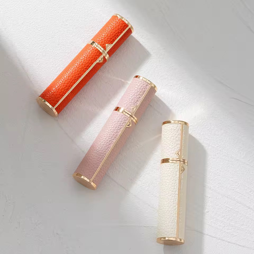 Flacone 5ml portatile in pelle